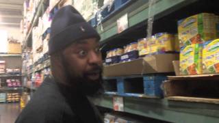 Sean Price shopping in BJ's for Baby food