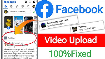 Facebook running copyright scan problem || Facebook video upload Today Problem