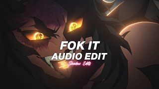 fok it - nueki, tolchonov (brazilian phonk)『edit audio』