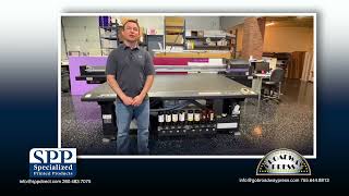 Specialized Printed Products & Broadway Press - New Flatbed Wide Format Printer - Mimaki JFX200-2513