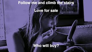 Jane Birkin / Love For Sale  (ジェーン・バーキン / ラブ・フォー・セール) 歌詞付 Lyrics