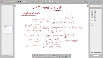 Point set part2- Limit and Isolated points ,bounded set with solved examples