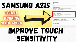samsung Galaxy A21s increase touch sensitivity a21s |Improve Touchscreen Sensitivity On Samsung A21s screenshot 2