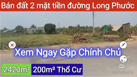 Bán Đất 2 mặt tiền đường Lớn - Có sẵn 200m² Thổ Cư - Bến Cầu | Điền Thổ Tây Ninh