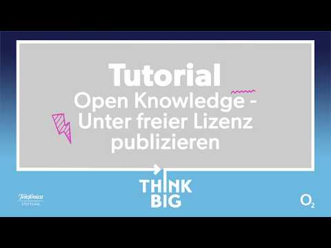 Tutorials | Open Knowledge - Unter freier Lizenz publizieren