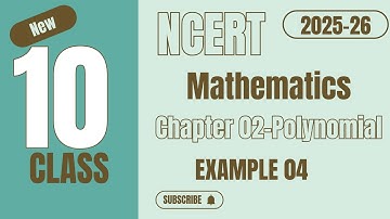 Find a Q. poly, the sum and product of zeroes are –3 and 2, res.|Cha2-Eg4 Class 10 CBSE In Tamil