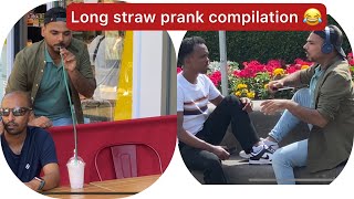 Long straw prank compilation 2022(joker pranks)