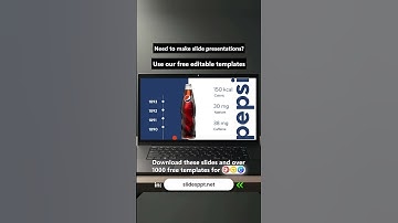 Free Pepsi Template for PowerPoint, Google Slides & Canva #pepsi #pepsico #presentation #ppt