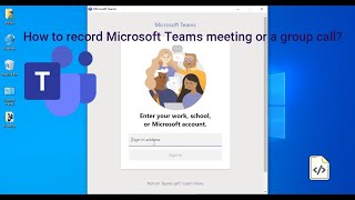 How to record a meeting in Teams?