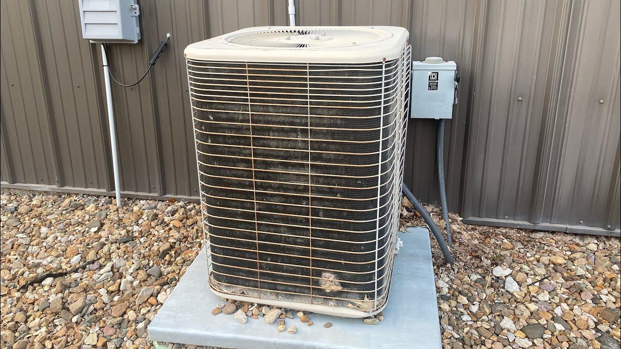 2000 Lennox HS29 5 ton central air conditioner! (Not running) YouTube