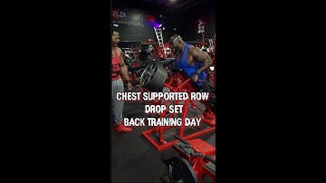 CHEST SUPPORTED ROW DROP SET