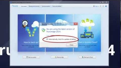 How to install Acronis True Image 2014