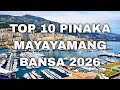 Top 10 Pinaka Mayayamang Bansa Sa Taong 2026