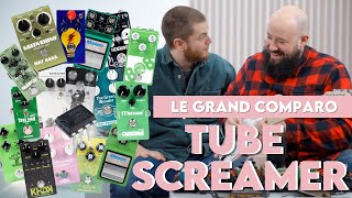 Le grand comparatif de TUBE SCREAMER, sponsorisé par JRC4558.com !