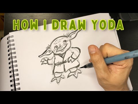 How I draw Yoda / Draw Every Day with JJK