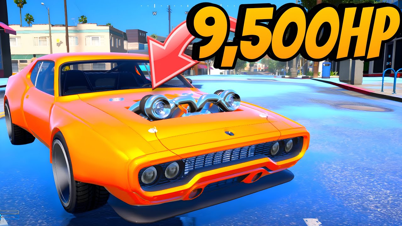 Nos Robamos un Delear Con Un Auto De 9,500HP En gta Rp