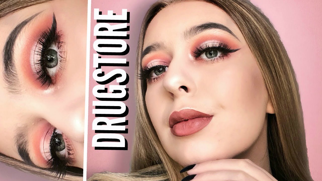 EASY DRUGSTORE MAKEUP TUTORIAL 2018 AFFORDABLE PRODUCTS YouTube