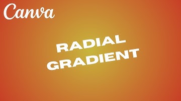 Radial Gradient Background in Canva | Canva Tutorial For Beginners | Mazrify