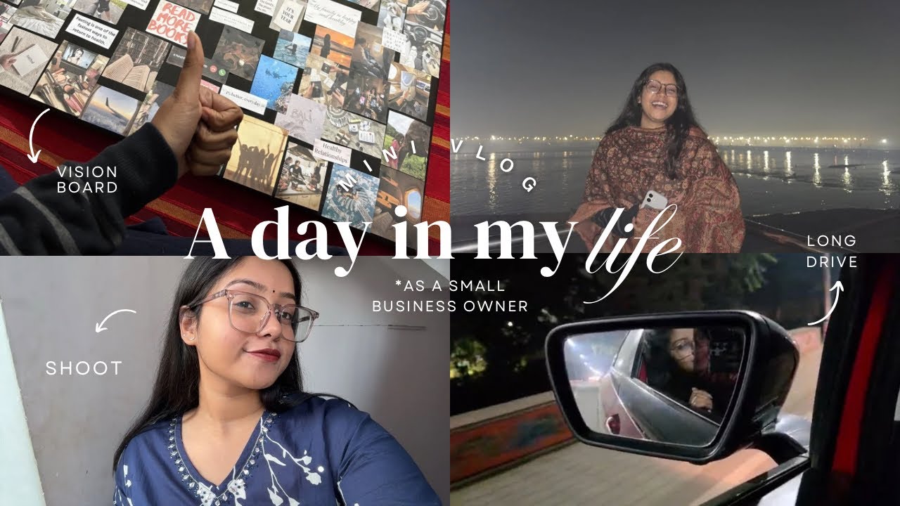 A day in my life 🫶🏼 | small business owner | vision board 2026 | morning routine | sam vlog🙂‍↔️