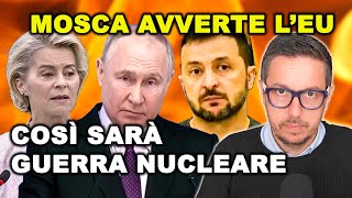 LA RUSSIA REAGISCE ALLA RISOLUZIONE Europea | VERSO la guerra mondiale NUCLEARE