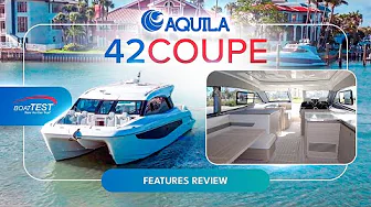 Aquila 42 Coupe Features Review | Tested by BoatTEST