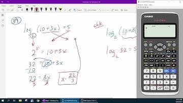 Section 9.6b - Solving Logarithmic Equations