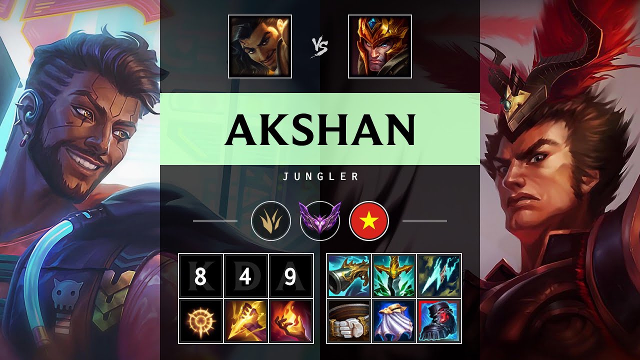 Akshan Jungle vs Jarvan IV - VN Master Patch 25.15
