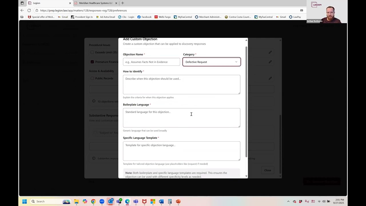 Responding to Discovery with Legal AI: Legion.Law