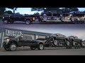 How a F350 Platinum Dually was built 6 inch lift kit with 26s! TOWS two trucks on 30x16s to Daytona