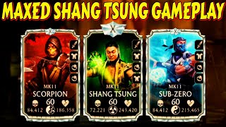 MK Mobile. Playing MAXED MK11 Shang Tsung. Is He Good or Not?