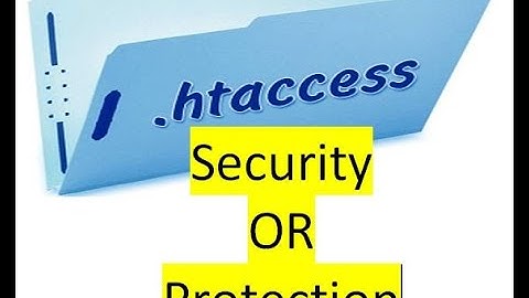 Protect or security The  .htaccess File   Works For Websites
