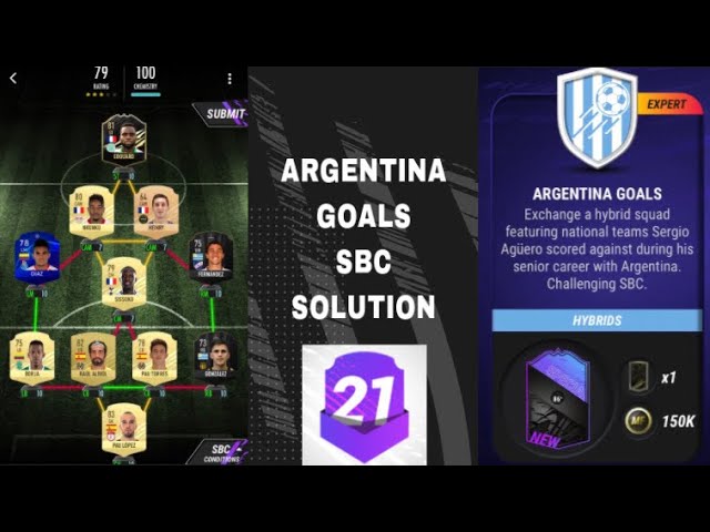 Argentina Goals Sbc Madfut : Solving special pack 16 sbc