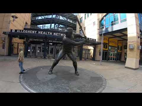 Video: PNC Park Duab suav nrog Robert Clemente Pej thuam
