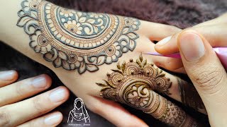 Stylish, Beautiful Henna Design with Negative filling | stylish mehandi design by #thouseenshenna