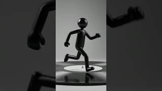 The figure begins running on a giant, spinning vinyl record. #popfigure #snoopypresents