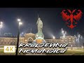 Stefan Nemanja, the biggest Monument at night 2021 🇷🇸 | walking tour | 4K/60fps