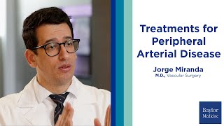 How can you treat peripheral arterial disease? | Dr. Jorge Miranda