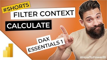 FILTER CONTEXT & CALCULATE | DAX Essentials 1 #shorts