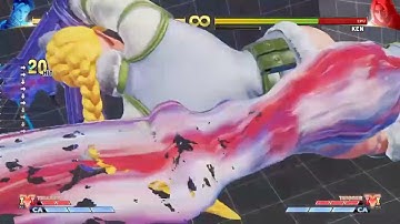 SF5 Champion Edition Cammy Option Select CA Buffering Technique is OP?!