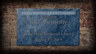 Community Coffeehouse Performing Artist Series: Rod Abernethy 08/03/2019