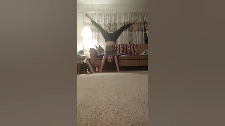Hand Stand Flip On My Couch