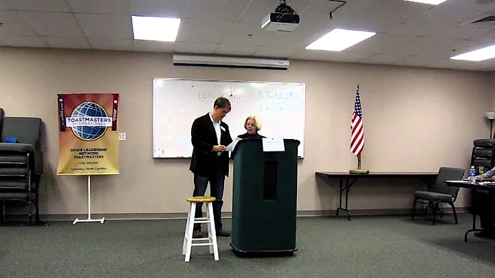 Toastmaster Recognition Awarded to President Matth...
