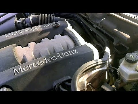 Mercedes W210. Забитый дождевой слив - последствия...