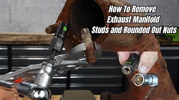 How to Remove a Exhaust Manifold Stud/Rounded Out Nut with the Gripedge 32-PC Socket Extractor Kit!