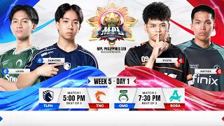 🔴 LIVE | MPL PH S18 | ENGLISH - Week 5 Day 1