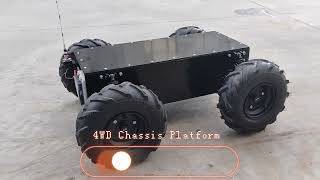 Guoxing 4wd robot chassis four wheel differential platform #robotics