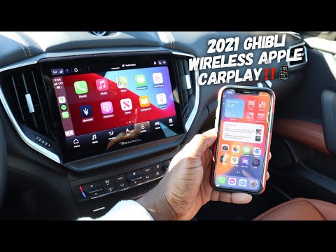 Connecting WIRELESS Apple CarPlay For 2021 Maserati Ghibli's!