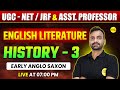 ENGLISH LITERATURE  HISTORY -3 | UGC NET / JRF &amp; ASSISTANT PROFESSOR BY TRIPATHI SIR
