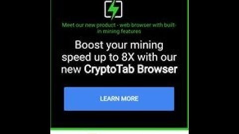 How to increase #Mining speed on #cryptotab browser ( free )