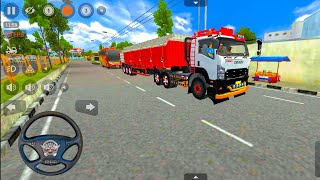 Track Simulator Indonesia New Indian Truck driving Long Tur 😨😨